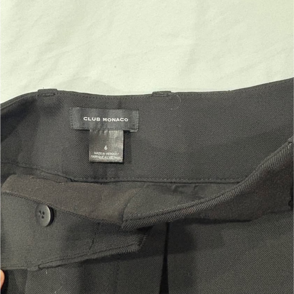 Club Monaco wide leg Black Trousers